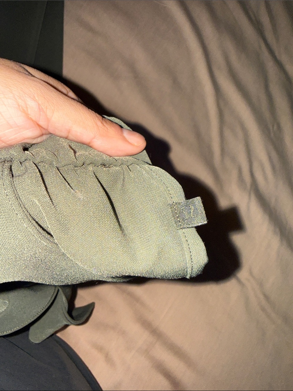 Lululemon Noir Green High Rise a wide Leg pants - Picture 7 of 9
